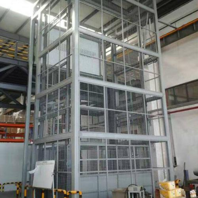 白沙导轨式升降平台货梯