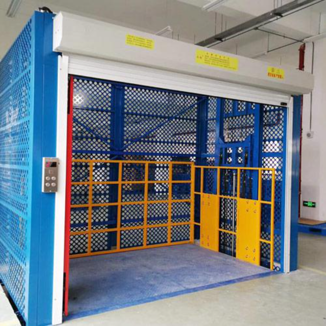 白沙导轨式升降货梯